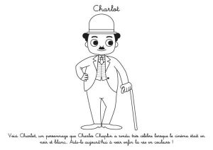 Coloriage Charlie Chaplin Coloriage Imprimer Charlot Ecole Et Cinéma Pinterest