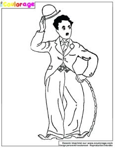 Coloriage Charlie Chaplin Coulorage Dessin Et Coloriage De Charlie Chaplin A Imprimer Mega