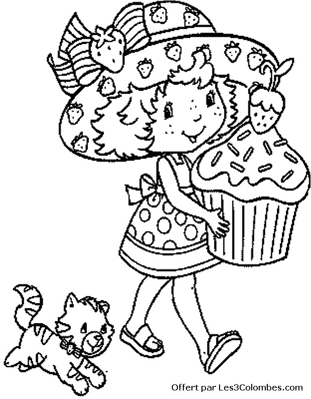 Coloriage Charlotte Aux Fraises Et Ses Amies Coloriages Charlotte Aux Fraises Az Coloriage