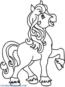 Coloriage Cheval Ailé De Coloriage Cheval Pour Les Filles Imprimer Coloriage Pour