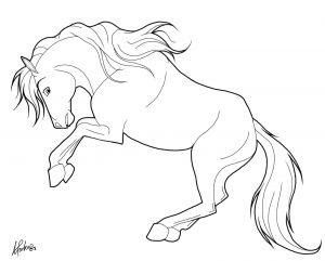 Coloriage Cheval Qui Se Cabre Coloriage De Cheval Qui Se Cabre