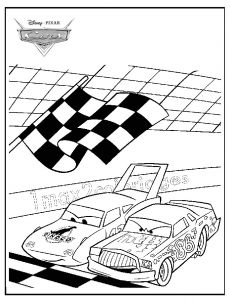 Coloriage Chick Hicks Chick Hicks Et Le King Cars 1