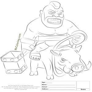 Coloriage Clash Of Clan 20 Unique Clash Clans Coloring Pages