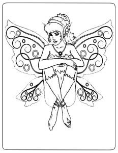 Coloriage Clochette Et La Fée Pirate Coloriages Fées   Imprimer Coloriage   Imprimer