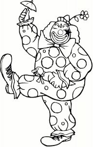Coloriage Clown Tueur Clowns Coloriages thematiques Page Dessin Clowns Clown Tueur Avec En