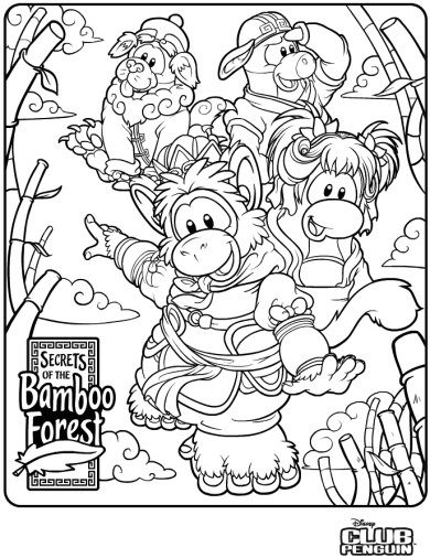 Coloriage Club Penguin Club Penguin Coloring Pages Ninja Coloring Pages