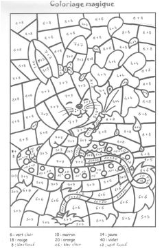 Coloriage Coca Coloriage Coloriage Magique 24 Matemática Pinterest