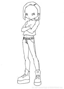 Coloriage Code Lyoko Coloriage Imprimer Coloriage Code Lyoko 009