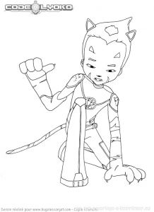 Coloriage Code Lyoko Coloriage Imprimer Coloriage Code Lyoko 012