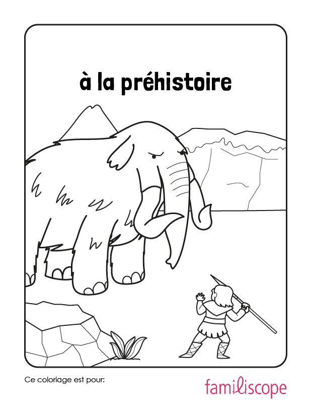 Coloriage Cro Magnon Coloriages Avec Un Prénom Ici Cro Magnon