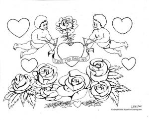 Coloriage D Amour A Imprimer Gratuit 98 Dessins De Coloriage Amour Imprimer Sur Laguerche Page 10