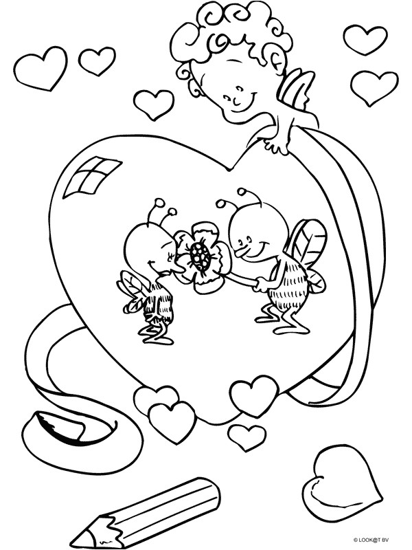 Coloriage D Amoureux A Imprimer 98 Dessins De Coloriage Amour   Imprimer Sur Laguerche Page 10
