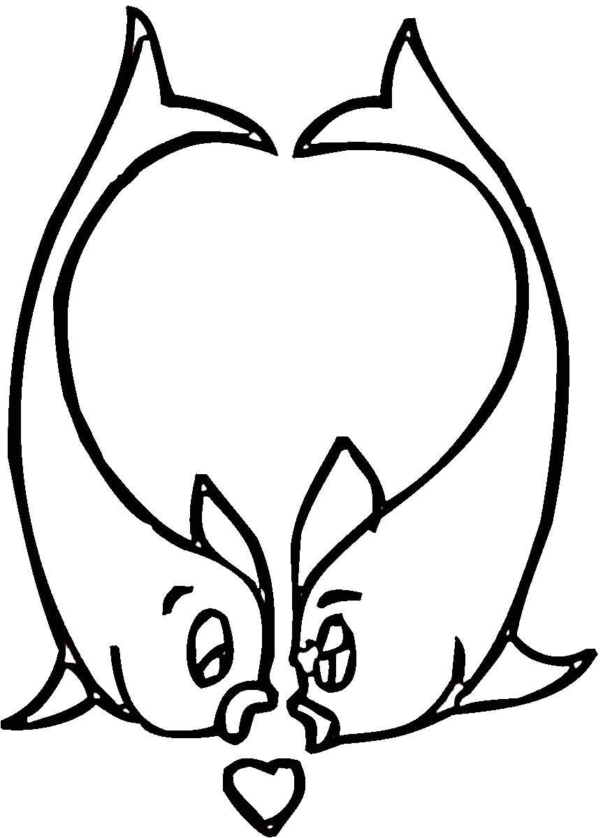 Coloriage D Amoureux A Imprimer Image Dessin Amour