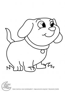 Coloriage D Animaux Trop Mignon Dessin De Chaton Et Chiot Excellent Mod¨le Coloriage De Chiot Trop