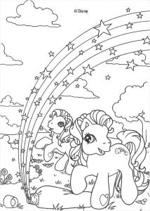 Coloriage D Arc En Ciel Coloriage Poney Arc En Ciel