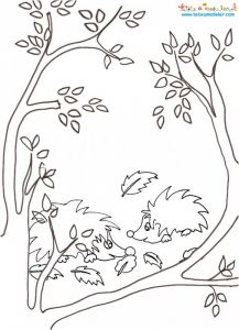 Coloriage D Automne A Imprimer Gratuit Coloriage D Un Paysage D Automne Tªte Modeler