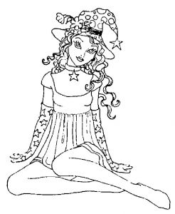 Coloriage D Elfe Elfes Et Fées Coloriages Elfes Fées Pinterest