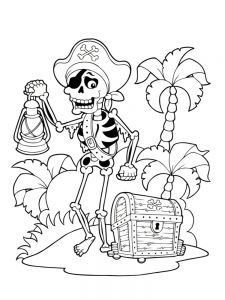 Coloriage D Halloween à Imprimer Gratuit Coloriage Pirate 25 Dessins   Imprimer