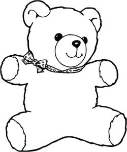 Coloriage D Ourson A Imprimer Coloriage Ours En Peluche A Imprimer Sur Coloriages Concernant