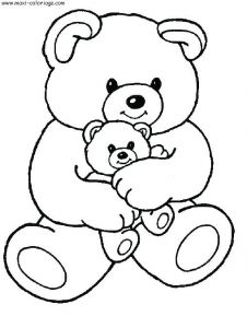 Coloriage D Ourson A Imprimer Coloriage Ours En Peluche A Imprimer Sur Coloriages Concernant