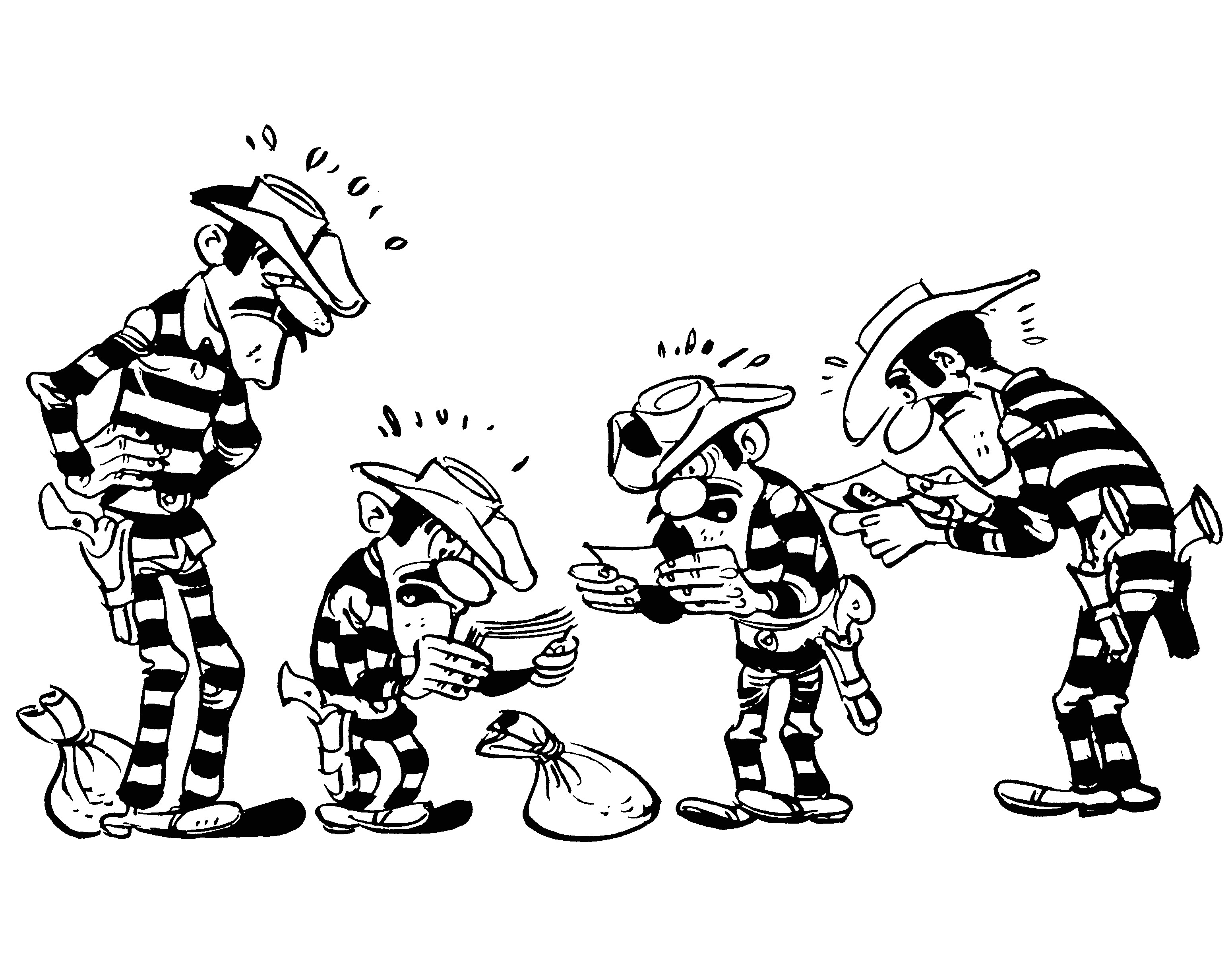 Coloriage Dalton 22 Dessins De Coloriage Dalton   Imprimer Sur Laguerche Page 3