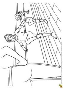 Coloriage Danseur A Colorier Cette Petite Danseuse étoile Prend La Pose