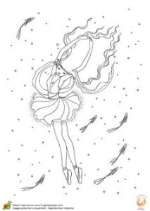Coloriage Danseur Coloriage Grand Jeté Danseuse Colorier