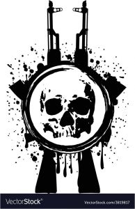 Coloriage De Ak 47 Resultado De Imagem Para Ak 47 Skull Art