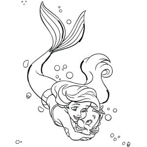 Coloriage De Ariol Disney Coloriages La Petite Sirene Jeux De Coloriage Ariol