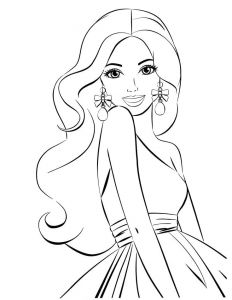 Coloriage De Barbie à Imprimer Gratuit 386 Best Värityskuvat Barbie Images On Pinterest