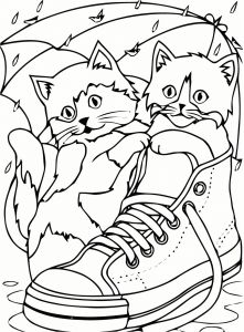 Coloriage De Bébé Chien A Imprimer Drole De Chat Coloriage Gros Chat Gros Chat Coloriage Chaton Sa Mere