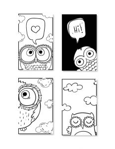 Coloriage De Billet 43 Best Coloriages De Hiboux Pour Adulte Owl Adult Coloring Pages