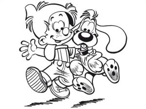 Coloriage De Boule Et Bill Dessins En Couleurs   Imprimer Boule Et Bill Numéro