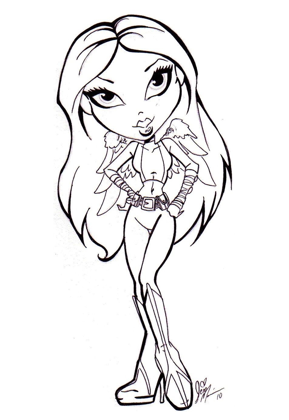Coloriage De Bratz A Imprimer Coloriage Des Bratz Coloriages Pour Enfants