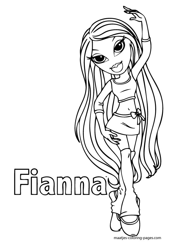 Coloriage De Bratz A Imprimer Dessin De Coloriage Bratz   Imprimer Cp
