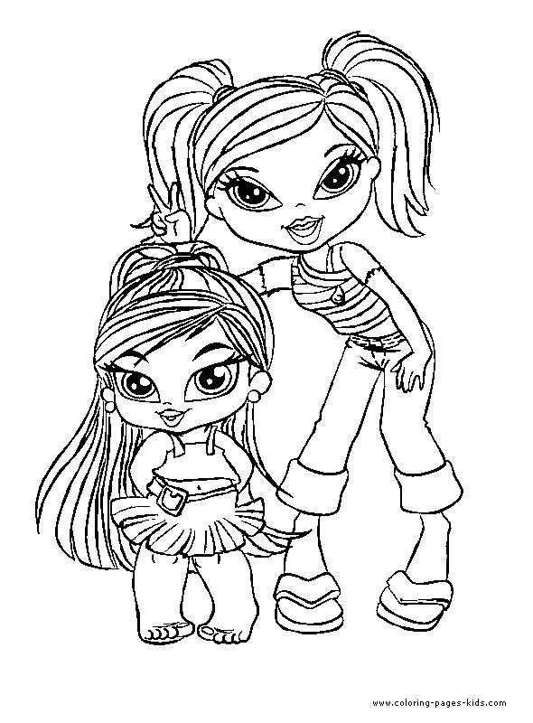 Coloriage De Bratz A Imprimer Dessin De Coloriage Bratz   Imprimer Cp
