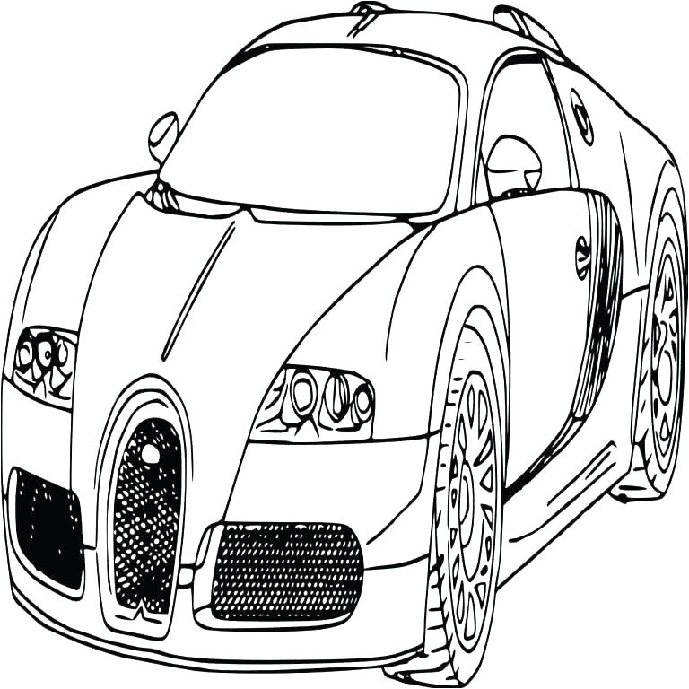 Coloriage De Bugatti Voiture De Course 26 Transport Coloriages A Imprimer Dessins Et