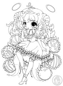 Coloriage De Char 90 Best Coloriage Personnage Chibi Et Manga Adult Coloring Page