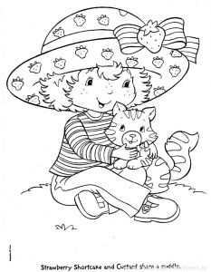 Coloriage De Charlotte Aux Fraises A Imprimer Gratuit Coloriage Charlotte Aux Fraises Colorier Dessin Imprimer