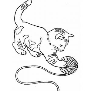Coloriage De Chaton Trop Mignon A Imprimer Gratuitement Coloriage De Chaton Trop Mignon