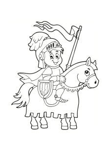 Coloriage De Chevalier à Imprimer Coloriage Chevalier 20 Dessins   Imprimer Gratuitement