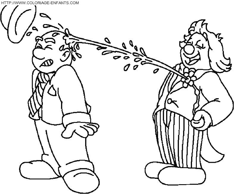 Coloriage De Cirque A Imprimer Gratuit Coloriage Cirque Clown