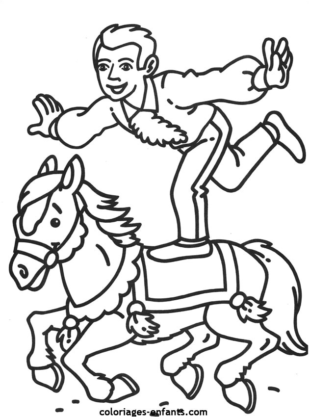 Coloriage De Cirque A Imprimer Gratuit Dessins Gratuits   Colorier Coloriage Cirque   Imprimer