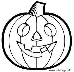 Coloriage De Citrouille Pour Halloween A Imprimer Coloriage Une Belle Citrouille Jecolorie