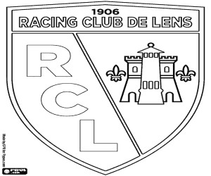Coloriage De Club De Foot Coloriage Logo Du Racing Club De Lens Club De Football De Lens
