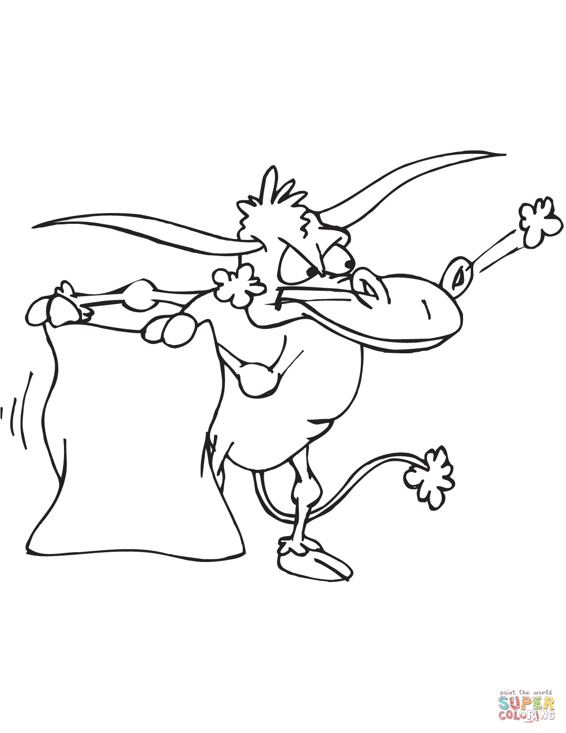 Coloriage De Corrida Coloriages Espagne
