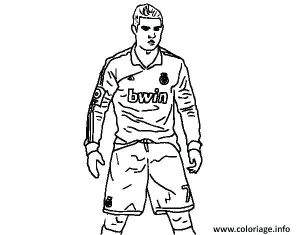 Coloriage De Cristiano Ronaldo A Imprimer Coloriage Cristiano Ronaldo Real Madrid Victoire Position but Dessin