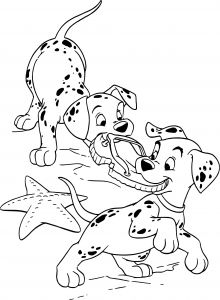 Coloriage De Dalmatien Coloriage 101 Dalmatiens Fantastique Mod¨le Coloriage Les Dalmatiens