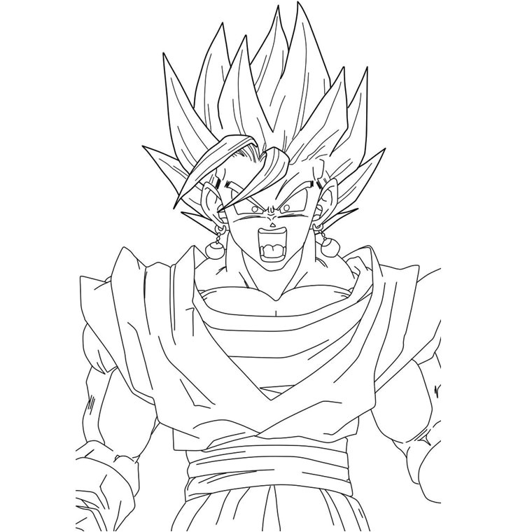 Coloriage De Dragon Ball Z Sangoku Super Sayen 10 Coloriage De Dragon Ball Z Sangoku Super Sayen 10