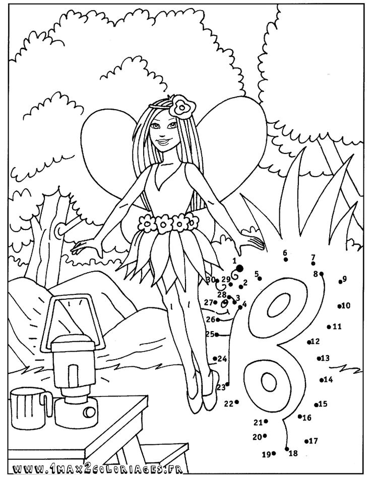 Coloriage De Fée Papillon 300 Best Prik Til Prik Images On Pinterest